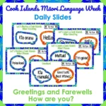 Cook Islands Māori Language Week Daily Slides a