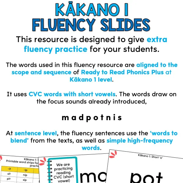 Fluency Slides - Phase 1 - Kakano 1 b Fluency Slides - Phase 1 - Kakano 1 b