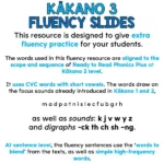 Fluency Slides - Phase 1 - Kakano 3 b