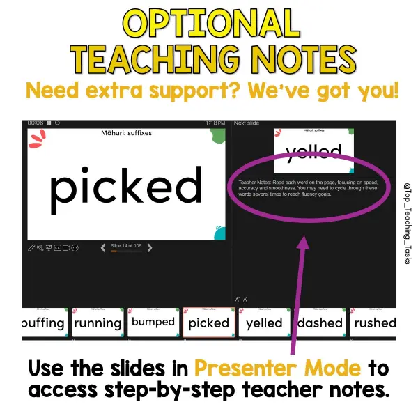 Fluency Slides - Phase 1 - Māhuri d Fluency Slides - Phase 1 - Māhuri d