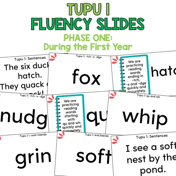 Fluency Slides - Phase 1 - Tupu 1 a Fluency Slides - Phase 1 - Tupu 1 a