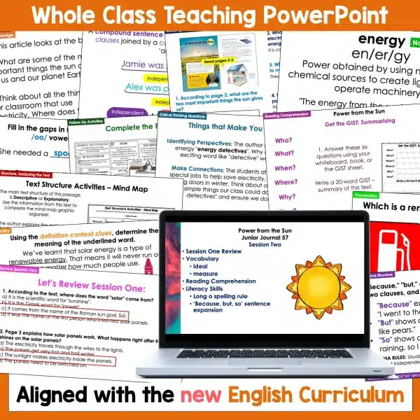 Power from the Sun Whole Class Activities b Power from the Sun Whole Class Activities b