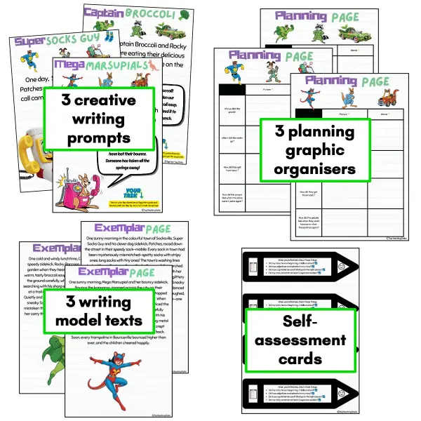 Superhero Creativer Writing Year 2-3 b Superhero Creativer Writing Year 2-3 b