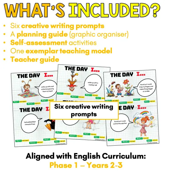 The Day I... Creative Writing b The Day I... Creative Writing b