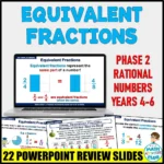 Cover Equivalent fractions Phase 2 Yrs4-6
