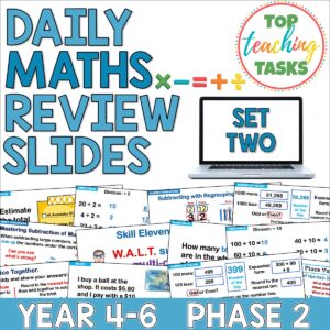 Daily Maths Review For Year 4-6 Set Two - Daily Maths Practice