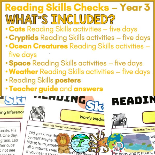 Reading Skills Check Year 3 a Reading Skills Check Year 3 a