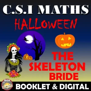 Halloween CSI Maths Activity: The Skeleton Bride.
