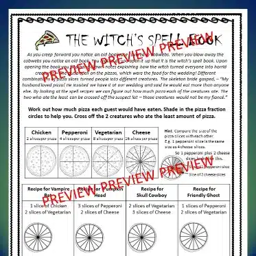 Halloween CSI Maths F Halloween CSI Maths F
