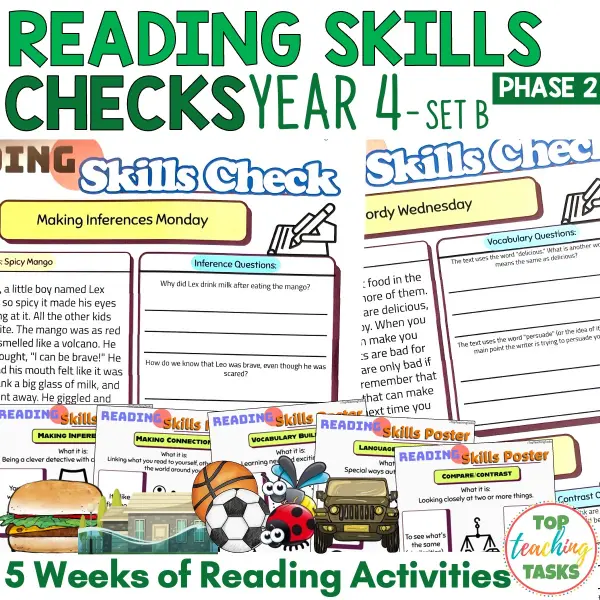 Reading Skills Practice Activities Year 4 Set B Reading Skills Practice Activities Year 4 Set B