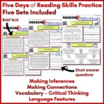 Reading Skills Practice Activities Year 5 b