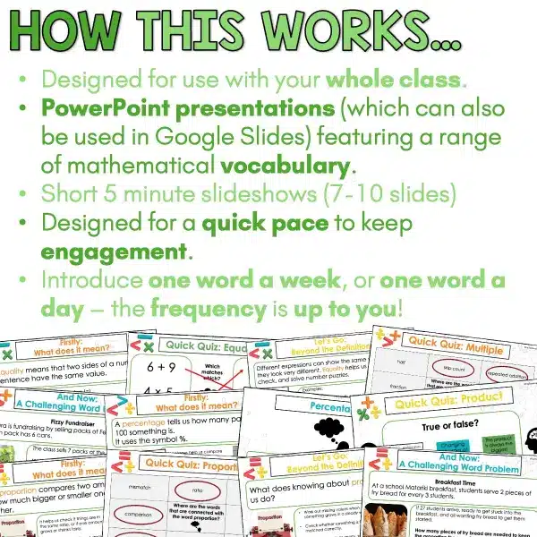 Year 5 Vocabulary Slides - Number and Algebra d Year 5 Vocabulary Slides - Number and Algebra d