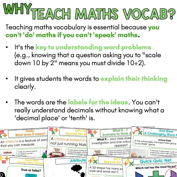 Year 5 Maths Vocabulary Slides c Year 5 Maths Vocabulary Slides c