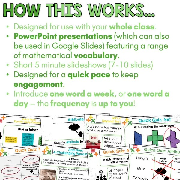 Year 5 Maths Vocabulary Slides d Year 5 Maths Vocabulary Slides d