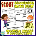 Cover Scoot Adding & Subtracting Decimals