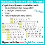 Handwriting Practice Slides NZ Basic Script Phase One c