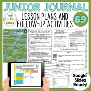 NZ Junior Journal 69 Activities and Lesson Plans - Year 3