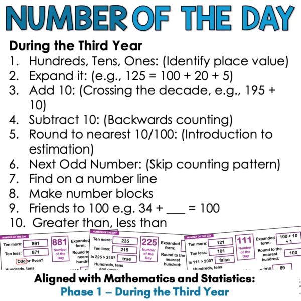 Preview Number of the day phase 1 year 3 a Preview Number of the day phase 1 year 3 a