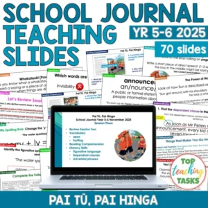 Whole Class School Journal Resource Year 5 & 6 - Pai Tū, Pai Hinga