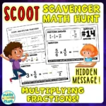 Cover Scoot Multiplying Fractions
