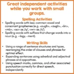 Independent Literacy Activities Year 6 Set One c