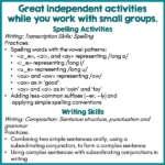 Independent Literacy Skills Activities Year 3 c