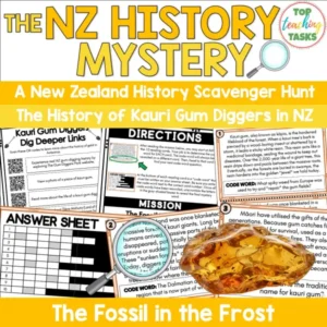 Kauri Gum Diggers: A History Mystery Scavenger Hunt Activity