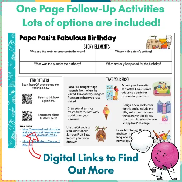 Papa Pasis Fabulous Birthday follow up activities c Papa Pasis Fabulous Birthday follow up activities c