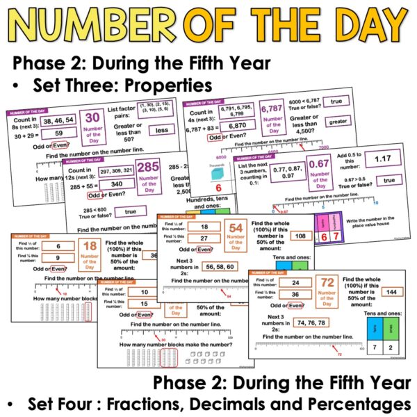 Preview Number of the day phase 2 year 5 set 2 b Preview Number of the day phase 2 year 5 set 2 b