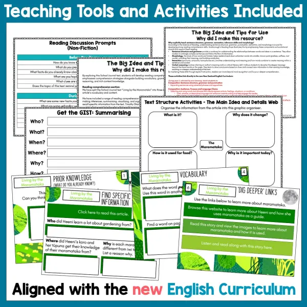Living by the Maramataka Whole Class Teaching Activities c Living by the Maramataka Whole Class Teaching Activities c