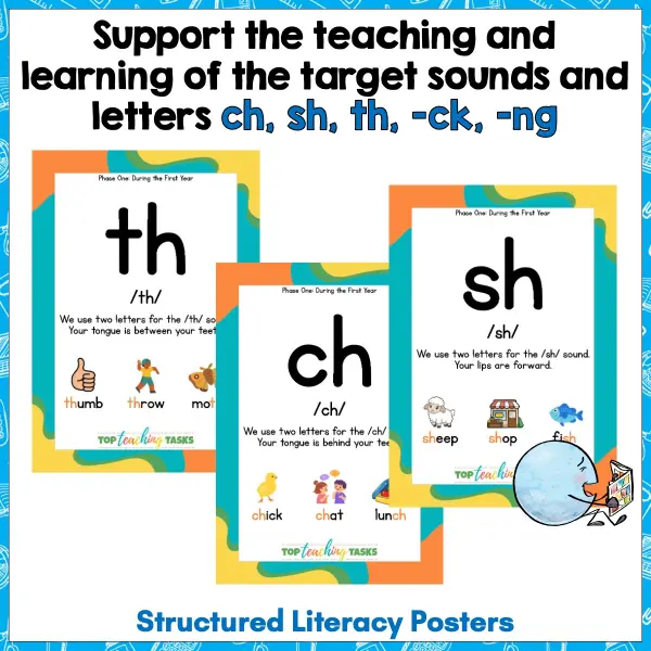 Structured Literacy activities consonant digraphs a Structured Literacy activities consonant digraphs a