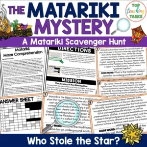 A Matariki Mystery Scavenger Hunt Activity