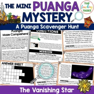 A Puanga Mini Mystery Scavenger Hunt Activity